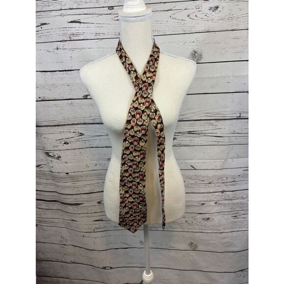 Men's Unbranded Brown Tie One Size - Picture 1 of 2